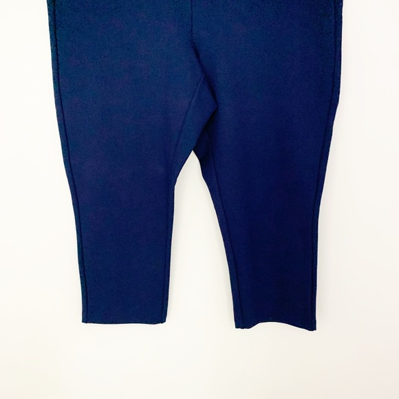 Torrid Retro Bue Sailor Ponte Knit Cropped Pants Sz 18 - Picture 4 of 12